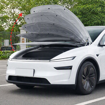 YESLAK Electric Frunk Power Struts for 2026 Tesla Model YL 6-Seater, Dual Electric Strut Detail