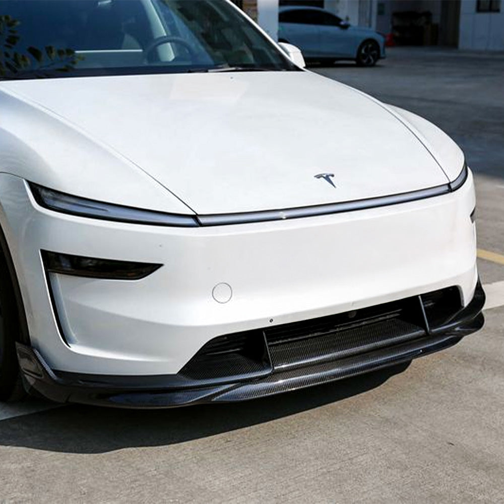 2026+ Tesla Model Y Juniper Carbon Fiber Ascend Front Lip Splitter