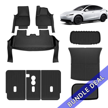 Tesla Model Y juniper standard floor mat set bundle 9pcs RHD