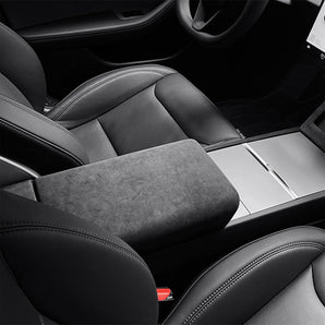 Alcantara Armrest Cover for Tesla 2024+ Model 3 Highland & 2025+ Model Y Juniper