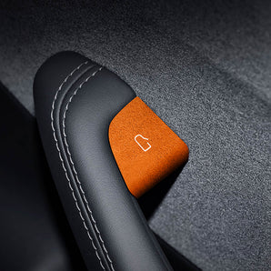 Autocollant pour bouton de porte Tesla Alcantara pour Tesla Model 3 (2024+) et New Model Y (2025+)