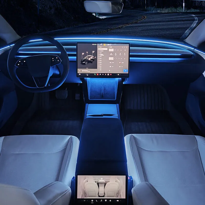 Tesla Model 3 Highland / Y Juniper Ambient Lights (2024+) App ...