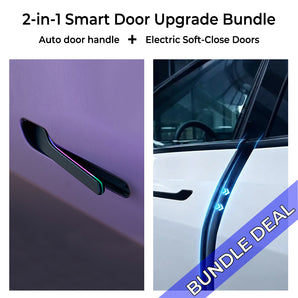 Bundle:Make Your Tesla Smarter | Auto-Present Door Handles + Soft-Close Door Kit for Tesla Model 3/Y