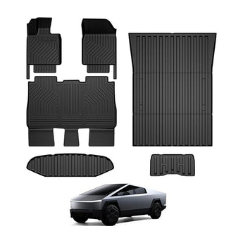 Bundle: Cybertruck Floor Mats & Bed Liners Full Set (6 PCS)