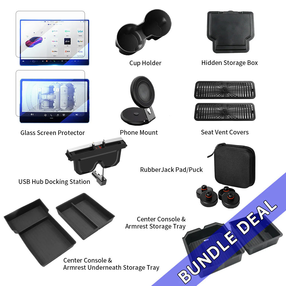 Tesla Model 3/Y Essential Accessories Bundle (2024-2025) – Yeslak