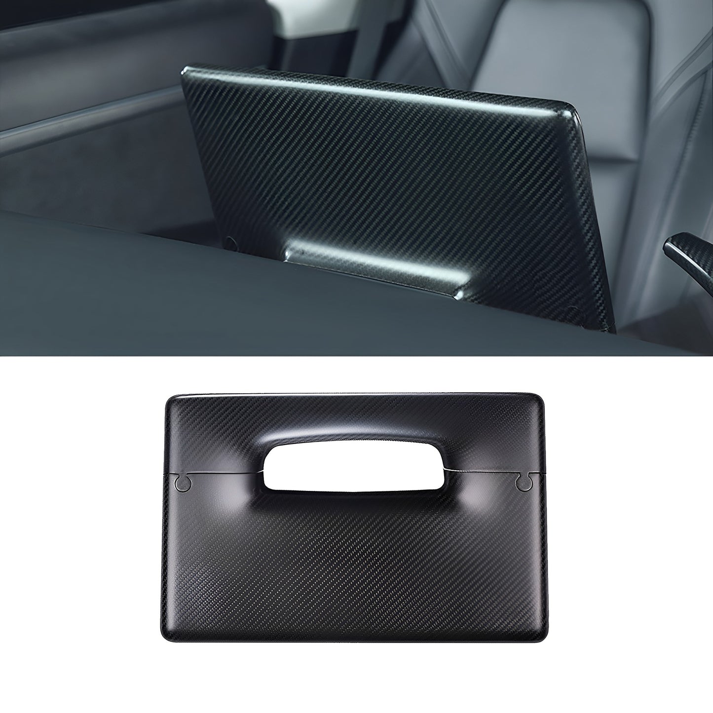 Carbon Fiber Center Control Touchscreen Cover for Tesla Model Y / 3