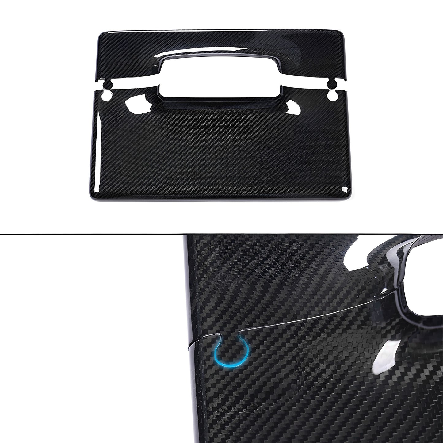 Carbon Fiber Center Control Touchscreen Cover for Tesla Model Y / 3