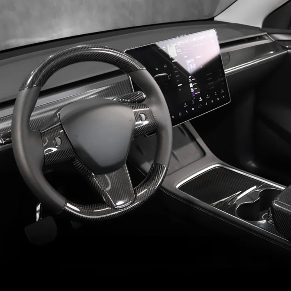 Yeslak Carbon Fiber Accessories Upgrades for Tesla Model S3XY