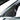 Tesla Model 3/Y Carbon Fiber A-Pillar Covers - glossy finish-close-up detail shot