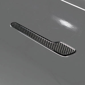 Carbon Fiber Door Handle Covers for Tesla Model 3 Highland 2024+ & Model Y Juniper 2025+