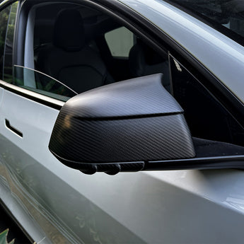 Tesla Model Y Juniper GT-Style Carbon Fiber Mirror Caps