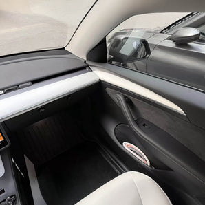 Garniture de tableau de bord et de porte avant personnalisée pour Tesla Model 3 et Y