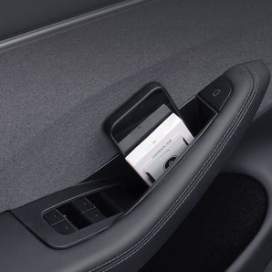 Rangements de porte sur mesure haut de gamme pour Tesla Model 3 et Y – Solution élégante pour un intérieur de cabine