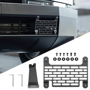 Sleek Front License Plate Holder for Tesla Cybertruck – No Drill, Hassle-Free Install (USA and Canada Version)
