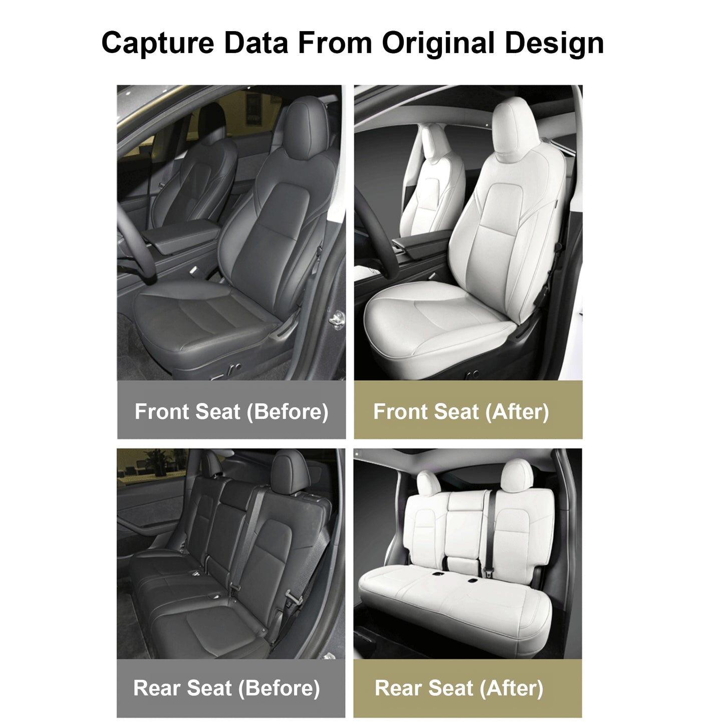 Full Seat Cover For Tesla Model Y & 3/M3 Highland