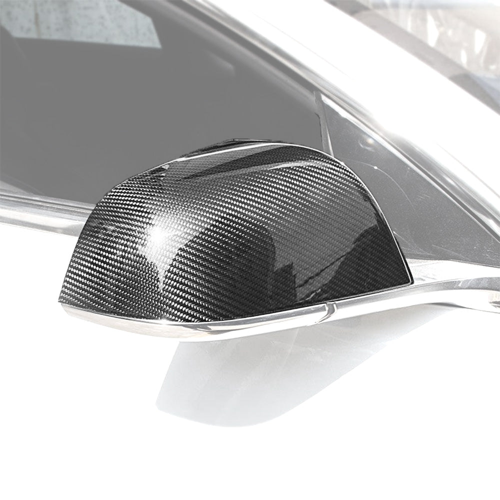 Tesla Model 3 ABS Carbon Fiber Style Mirror Caps Overlay Cap 3M Preinstalled 17 Tesla Model 3 ABS Carbon Fiber Style Mirror Caps Overlay Cap 3M Preinstalled 17