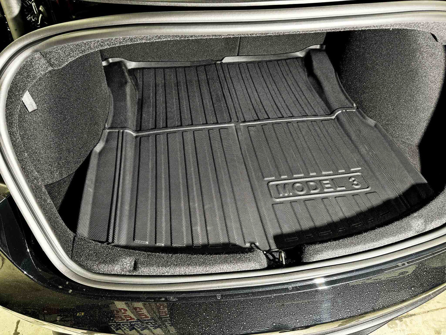 New Model 3 Highland Front Rear Trunk Well Mats