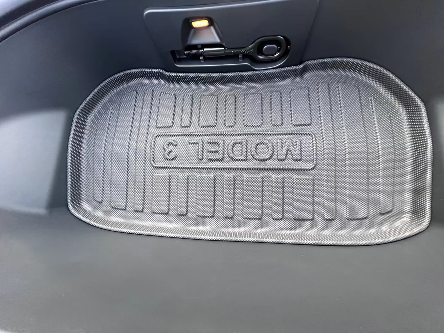 New Model 3 Highland Front Rear Trunk Well Mats