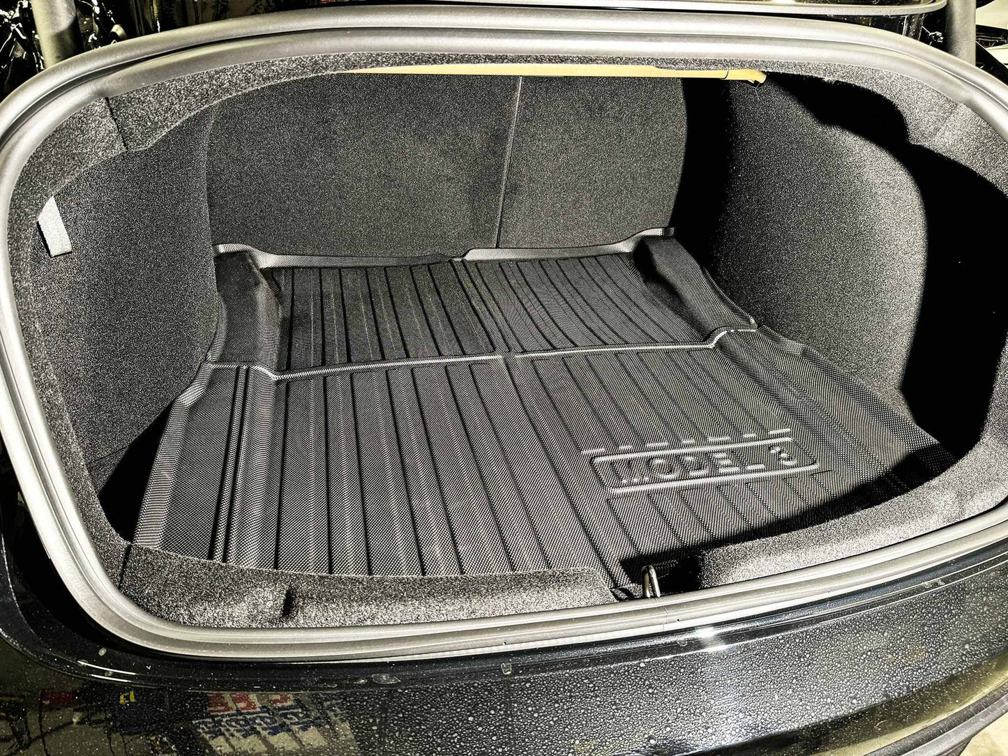 New Model 3 Highland Front Rear Trunk Well Mats