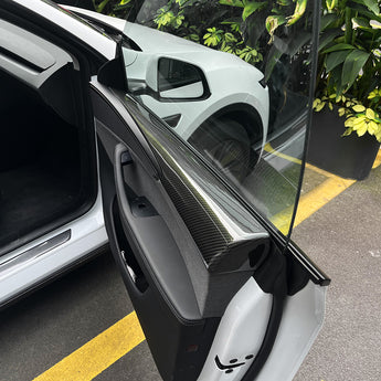 Tesla Model Y Juniper Carbon Fiber Door Panel Covers