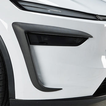 Tesla model Y Juniper carbon fiber fog light trim covers