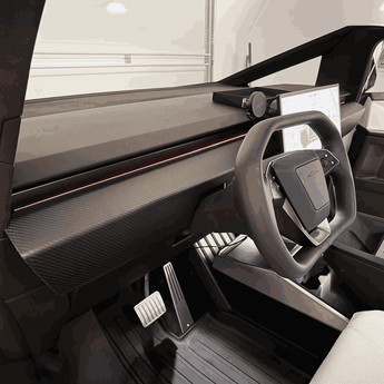 Real Dry Carbon Fiber Dashboard Cover for Tesla Cybertruck 2024+