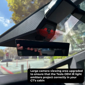 Real Carbon Fiber Rearview Cover for Tesla Cybertruck