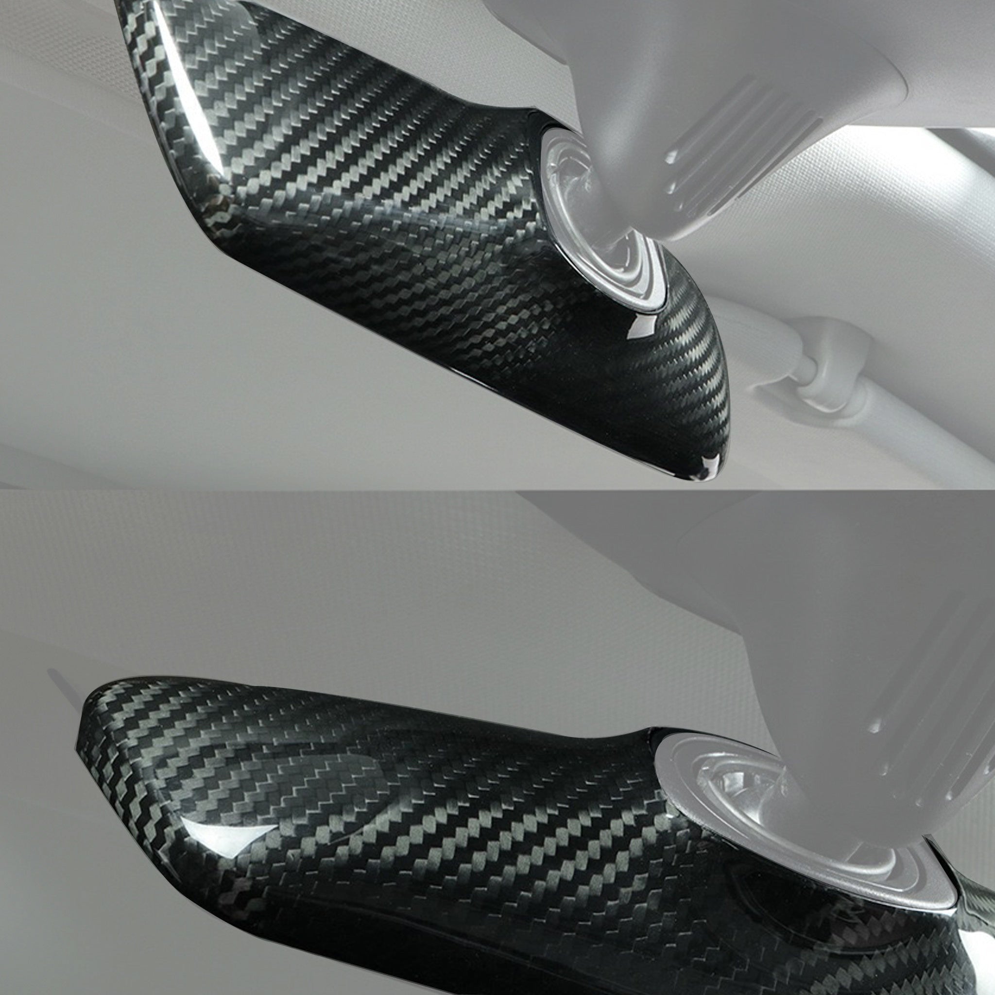 JSWAN Coprispecchietti In Vera Fibra Di Carbonio Per KIA EV6 (2021-2024) – Nero Opaco