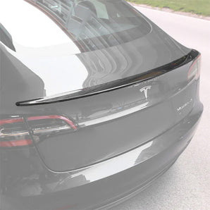 Real Carbon Fiber Spoiler for Tesla Model Y/3 – Sleek Design, Aerodynamic Boost, Perfect Fit
