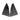Matte finish Carbon Fiber Rear Side Quarter Window Louvers For Tesla Model 3
