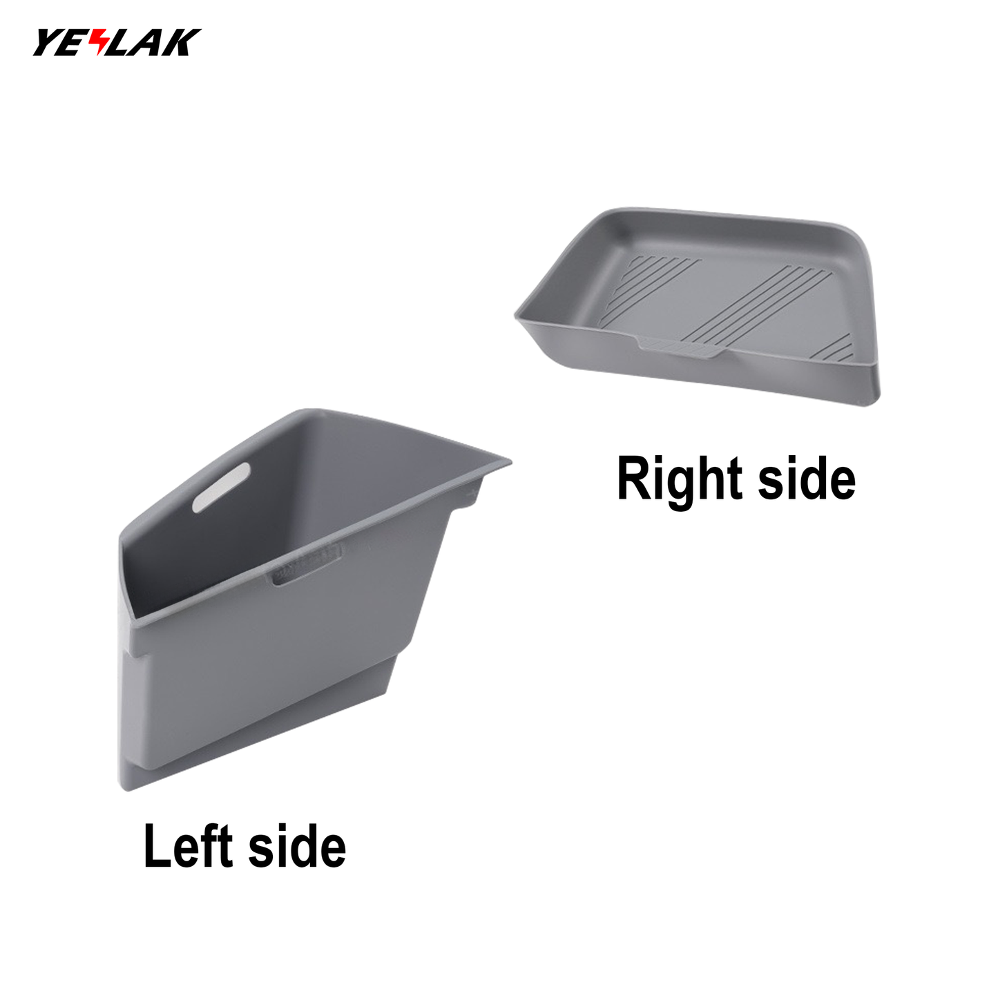 Rear Trunk Side Storage Box for Tesla Refreshed Model S 2021+