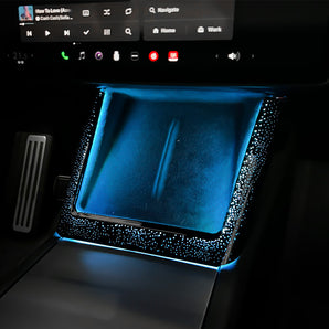 Kit d'éclairage d'ambiance LED Starlight pour cadre de recharge sans fil Tesla Model 3 Highland et Model Y Juniper