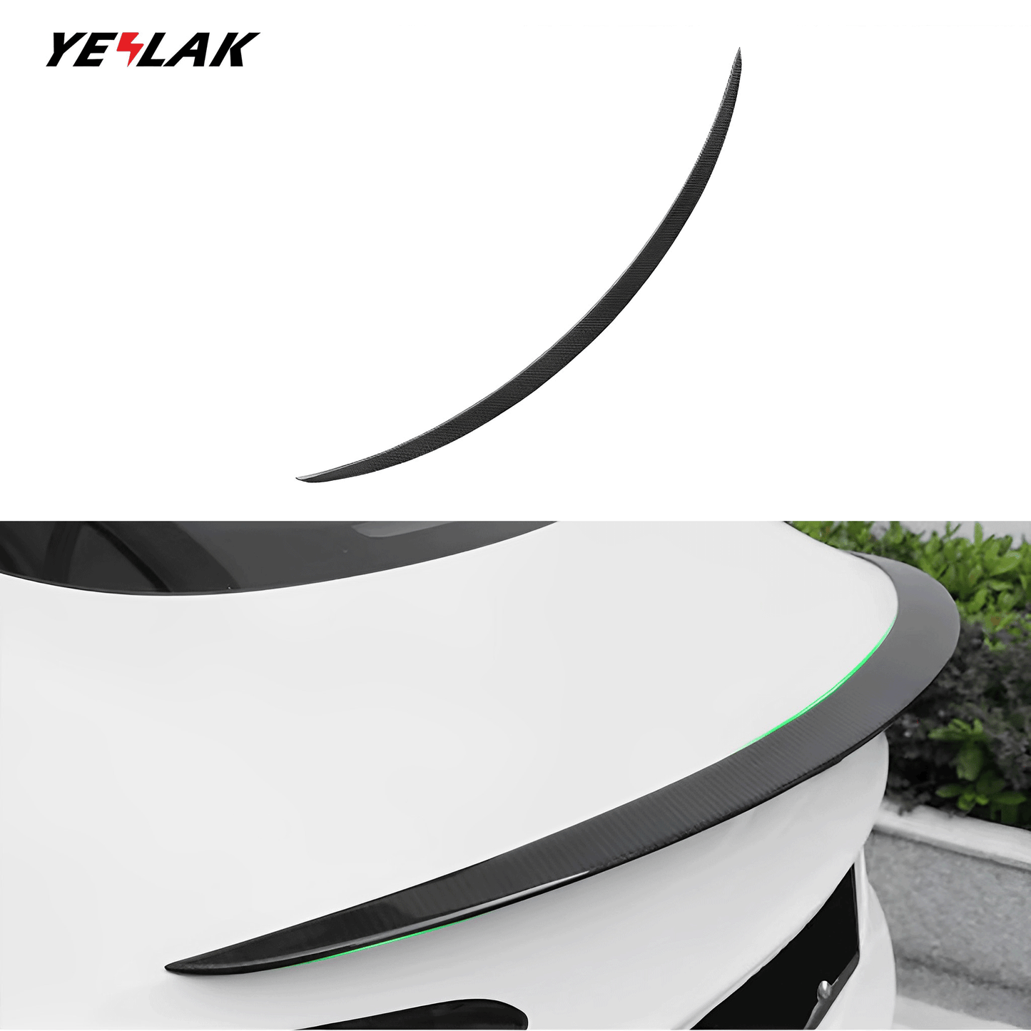 Performance Carbon Fiber Spoiler For Tesla Model 3 / Y