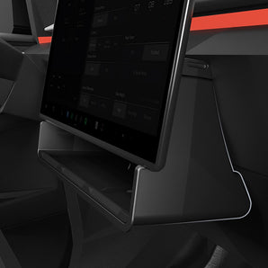 Compartiment de rangement sous l'écran du Tesla Cybertruck – Organiseur durable et antidérapant pour vos essentiels