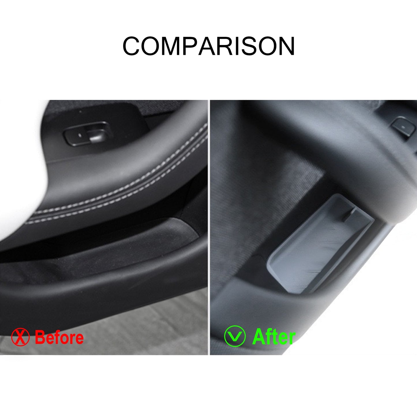 Tesla Model S 2021+ Side Door Storage Organizer Tray