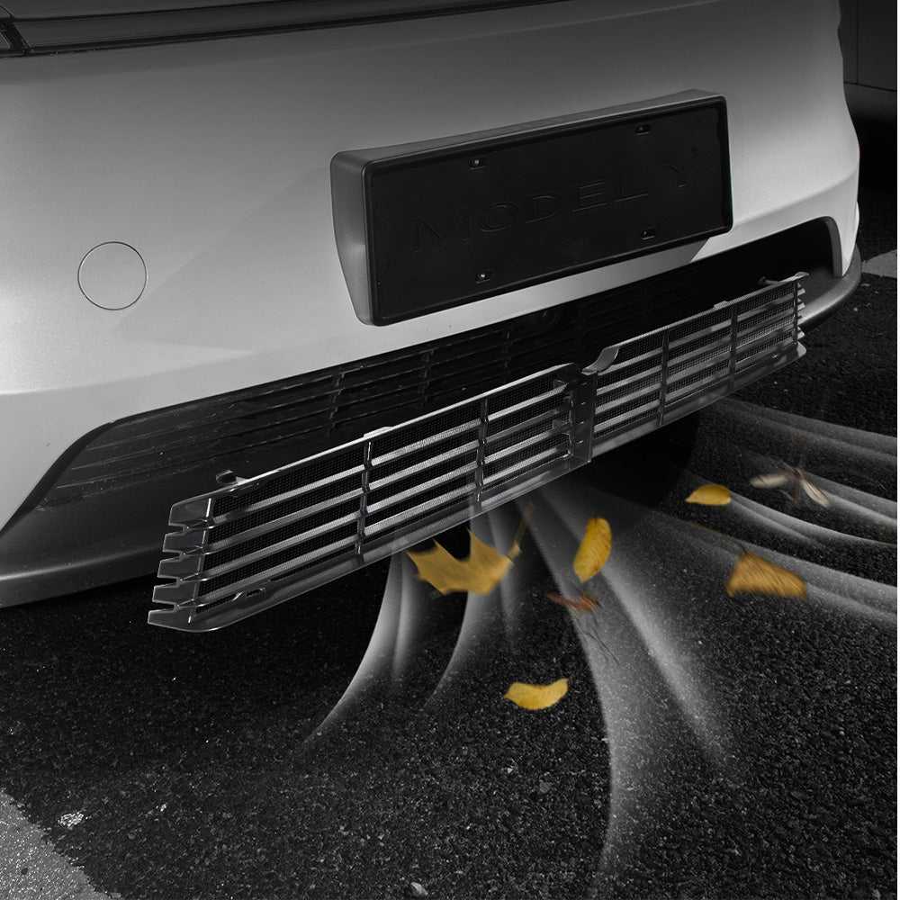 Inserti Griglia Anteriore Per Tesla Model Y 2020-2023 - 2 Pezzi, Nero Inserti Griglia Anteriore Per Tesla Model Y 2020-2023 - 2 Pezzi, Nero