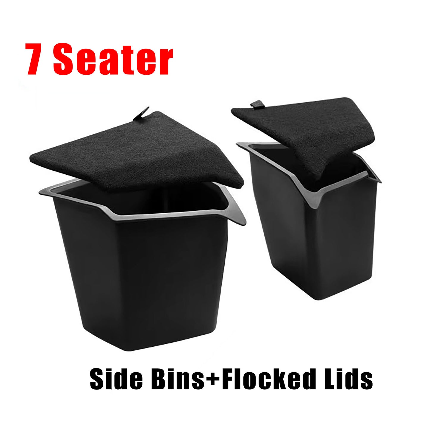 Rear Trunk Side Storage Bins for Tesla Model Y (5-7 Seater)
