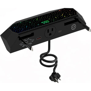 Tesla Cybertruck Center Console Multi-Ports USB Hub with Retractable Cables
