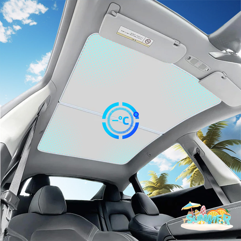 sunroof window 330 easy air sonnensegel Tesla Model 3 & Model Y Sunroof Sunshade – Ultimate Heat & Sun Protect – Yeslak Tesla Accessories