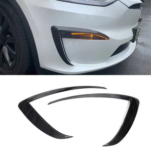 Tesla Model X Carbon Fiber Foglight Trim