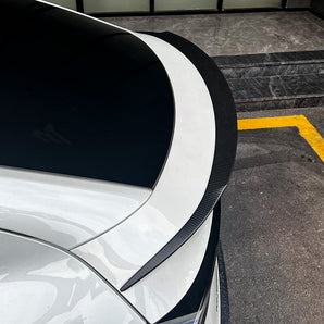 Tesla Model Y Juniper Carbon Fiber Rear Spoiler Wing–Tesla YL OEM Style