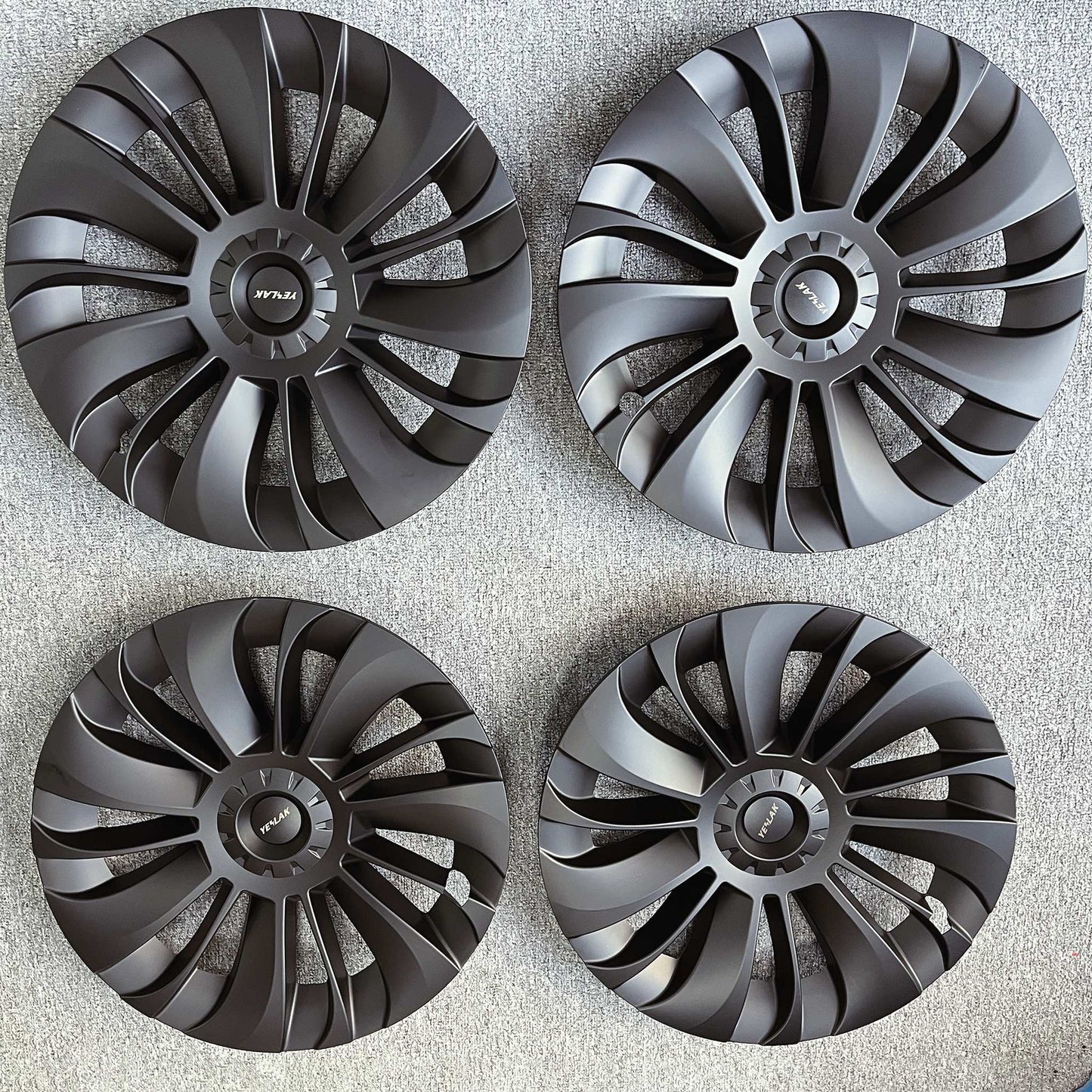 Yeslak Wheel Covers For Tesla Model Y 19'' Gemini Wheels