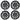 Uberturbine Wheel Cover for Tesla 2024 New Model 3 Highland 18’’ Photon Wheels - 4PCS Turbine Center