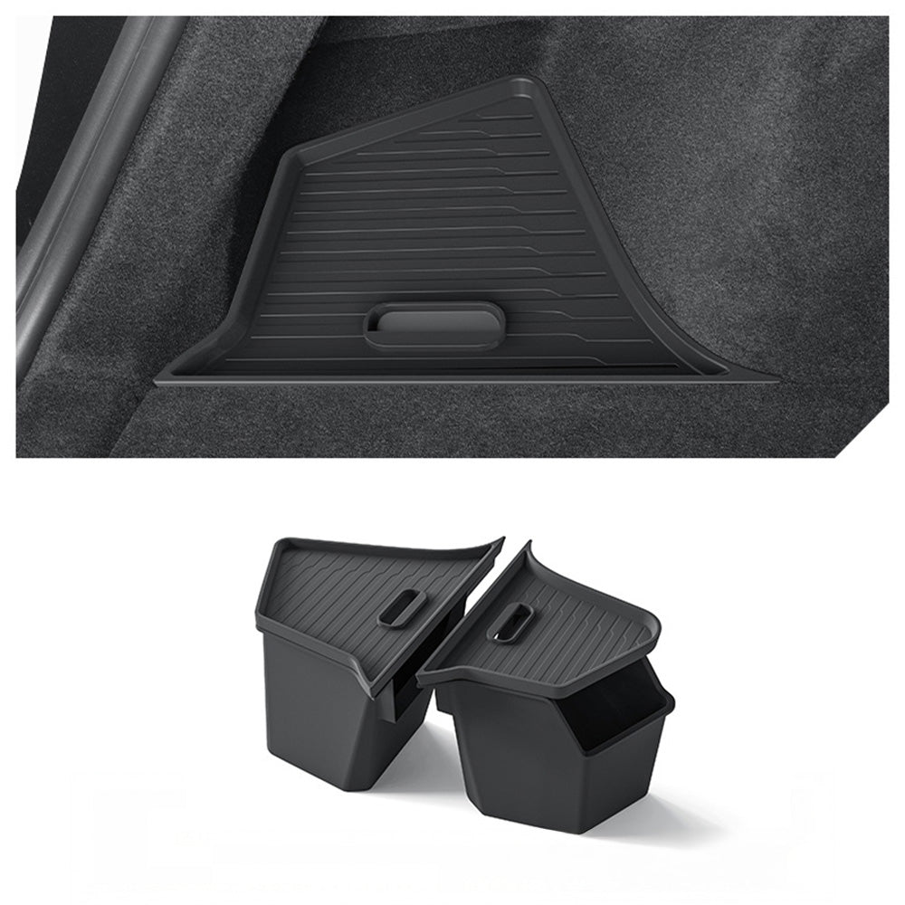 Tesla Model Y Juniper Trunk Organizer Bins (2025+) | Waterproof
