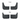 Front and rear black mud flaps set for Tesla, four-piece splash guard kit