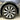 Set of four silver and black 18-inch Prismata wheel covers for Tesla Model 3 Standard
