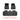 Black all-weather floor mats for right-hand-drive Tesla Model Y, including front and rear liners