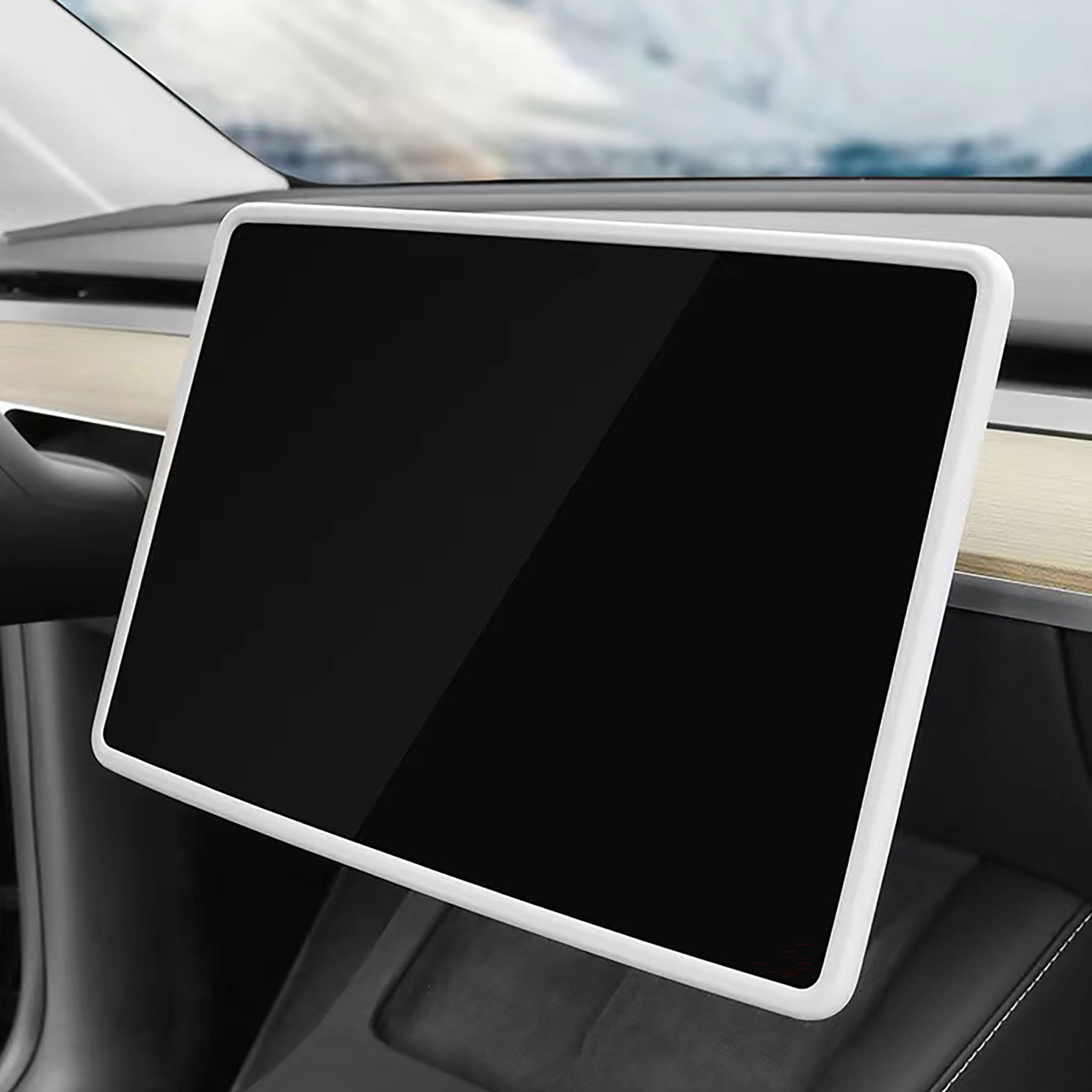 Bildschirmrahmen-Schutzabdeckung für Tesla Model 3&Y – Yeslak