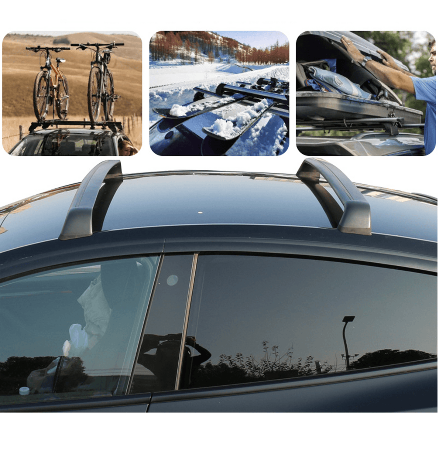 Roof Rack Crossbars for Tesla Model Y/Model 3-Motor Vehicle Carrying Racks-Yeslak