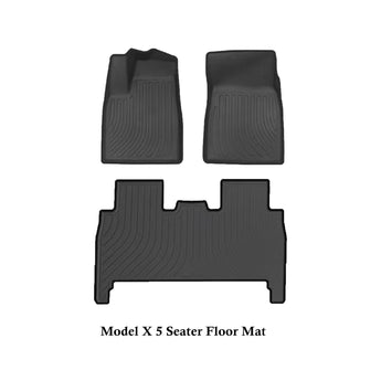 Floor Mats For Tesla Model X 2016-2023-Motor Vehicle Carpet & Upholstery-Yeslak